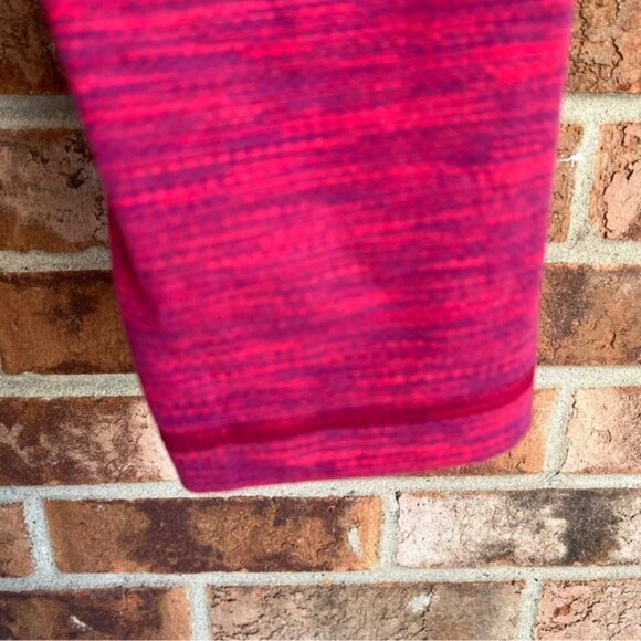 LULULEMON   * Wunder Under Crop II Diamond Jacquard Space Dye Bumble Berry Sz 4 - Picture 15 of 16
